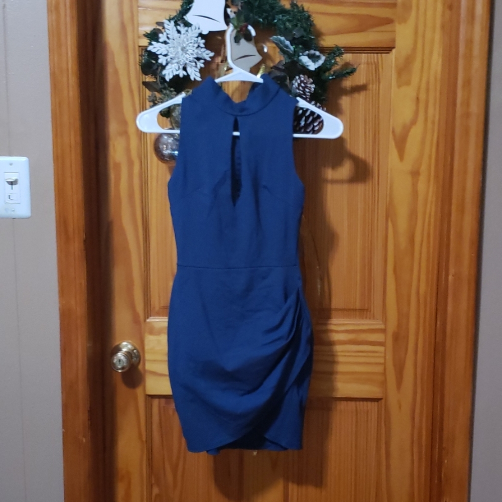 Blue dress